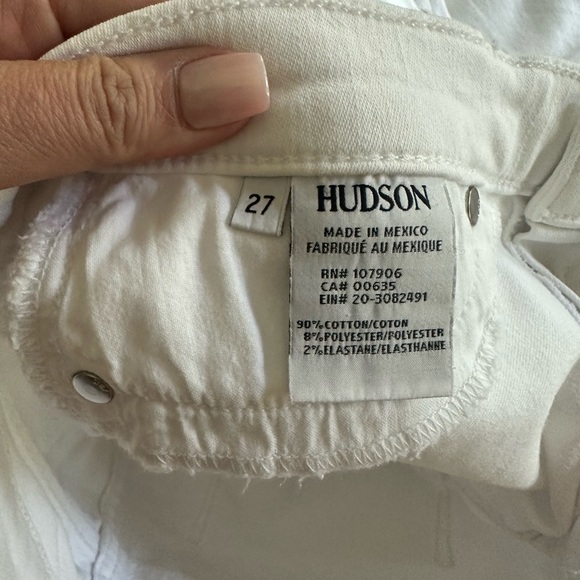 Hudson womens 27, cropped jeans, raw edge hem - Picture 4 of 6